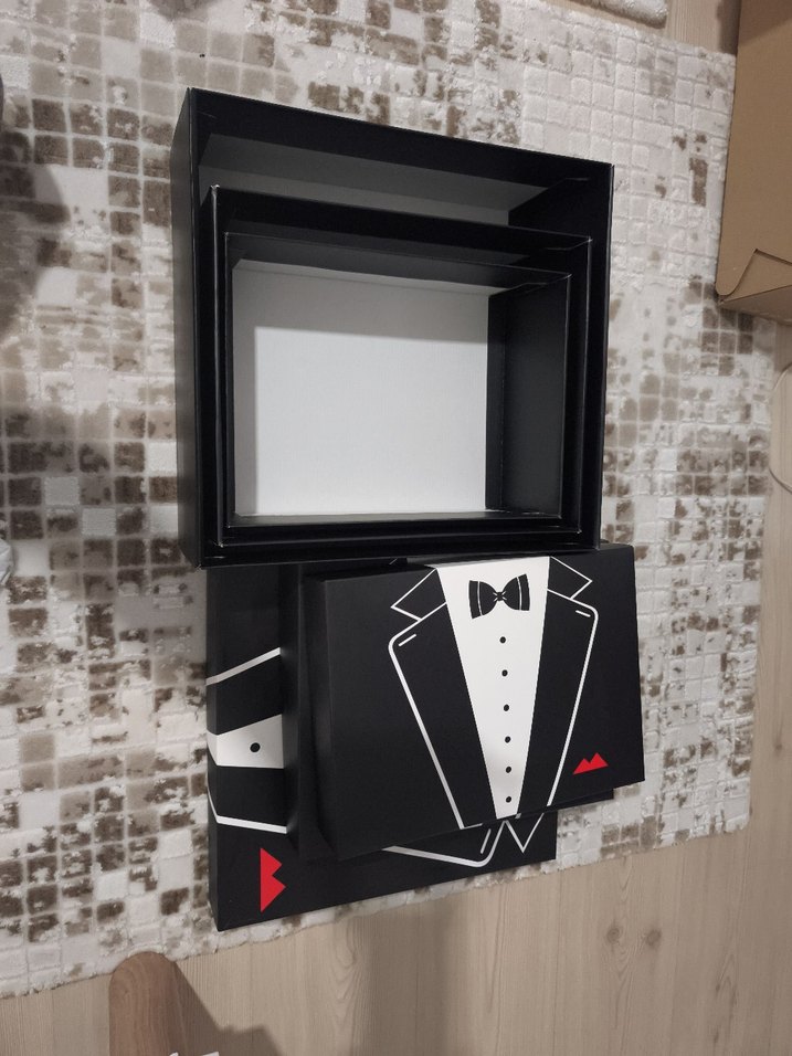 Klasik Siyah Mini Damatlık Kutusu - Görsel 2