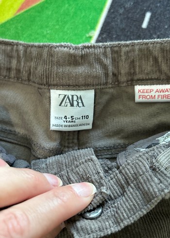 Kahverengi kadife pantolon - Görsel 3