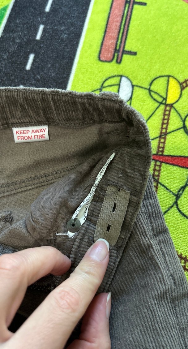 Kahverengi kadife pantolon - Görsel 4