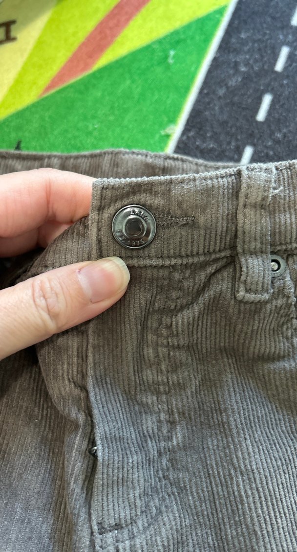 Kahverengi kadife pantolon - Görsel 2