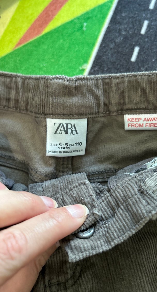 Kahverengi kadife pantolon - Görsel 3