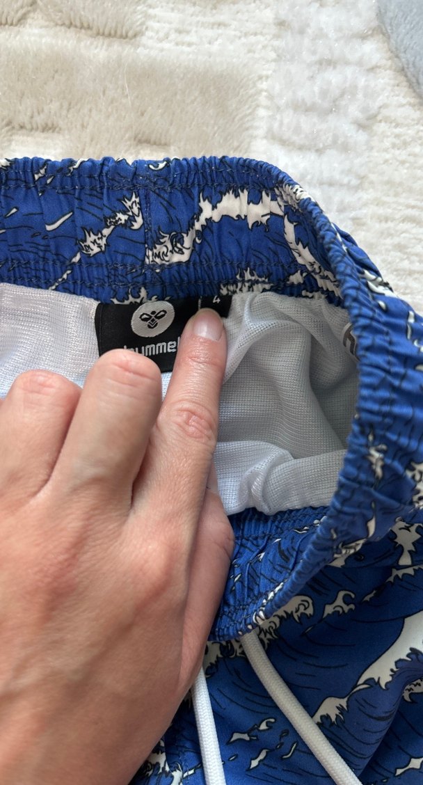 Erkek Çocuk Mavi  Mayo Sort - Görsel 3