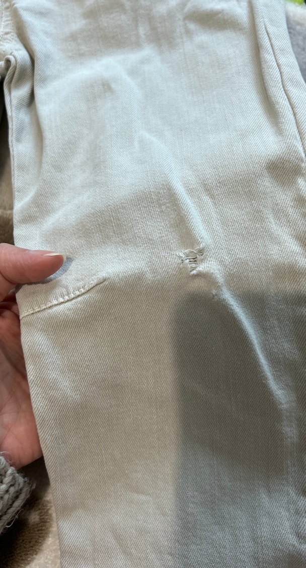 Krem rengi jogger pantolon - Görsel 3