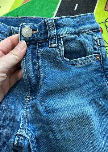 Geniş Kesim Mavi Erkek Cocuk Kot Pantolon - Görsel 2