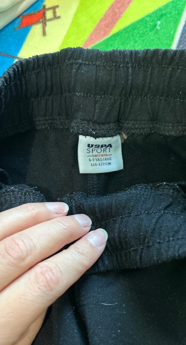 Siyah Erkek Çocuk Fermuarlı Eşofman Altı - Görsel 3