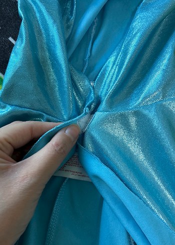 Parlak Mavi Baskılı Çocuk Pelerini - Görsel 5