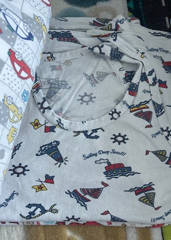 Çok Renkli Baskılı Çocuk Atlet 6 adet - Görsel 4