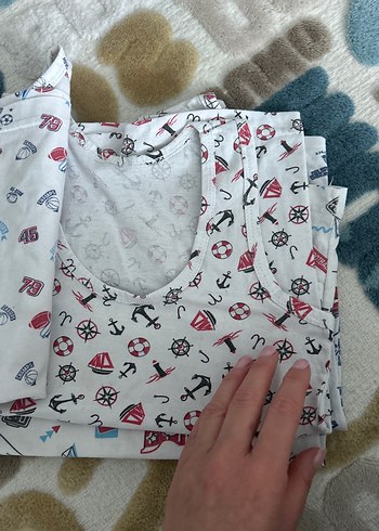 Beyaz Baskılı Çocuk Atlet 4 adet. - Görsel 2