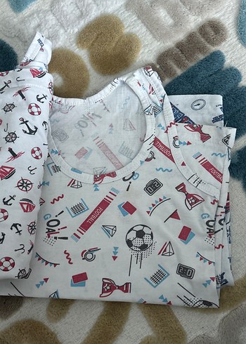 Beyaz Baskılı Çocuk Atlet 4 adet. - Görsel 3