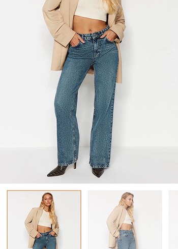 Dar Kesim Midi Kot Pantolon - Görsel 4