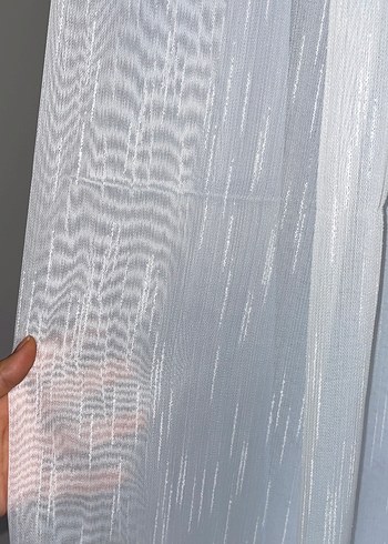 Modern Klasik Beyaz Tül Perde - Görsel 3