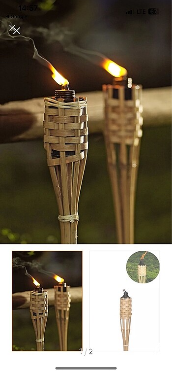 Bambu meşale 90 cm
