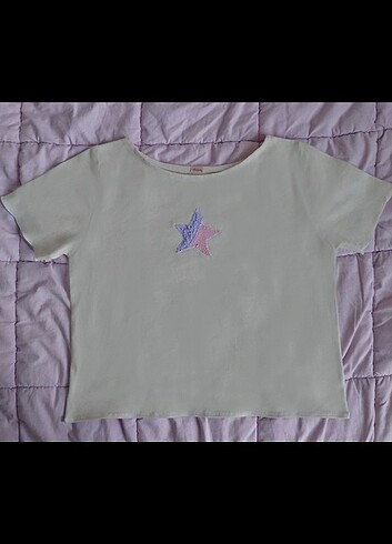 Yıldızlı i Baby Tee
