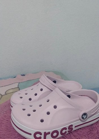 Crocs Renkli Velcro Bantlı CROCS TERLİK