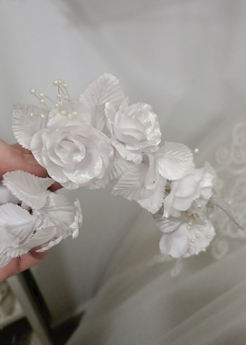 çiçekli saç aksesuarları - Görsel 6