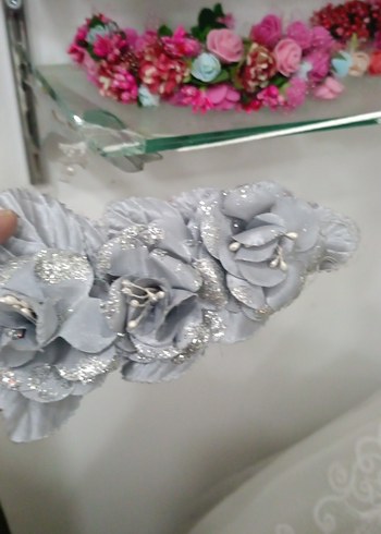 çiçekli saç aksesuarları - Görsel 4