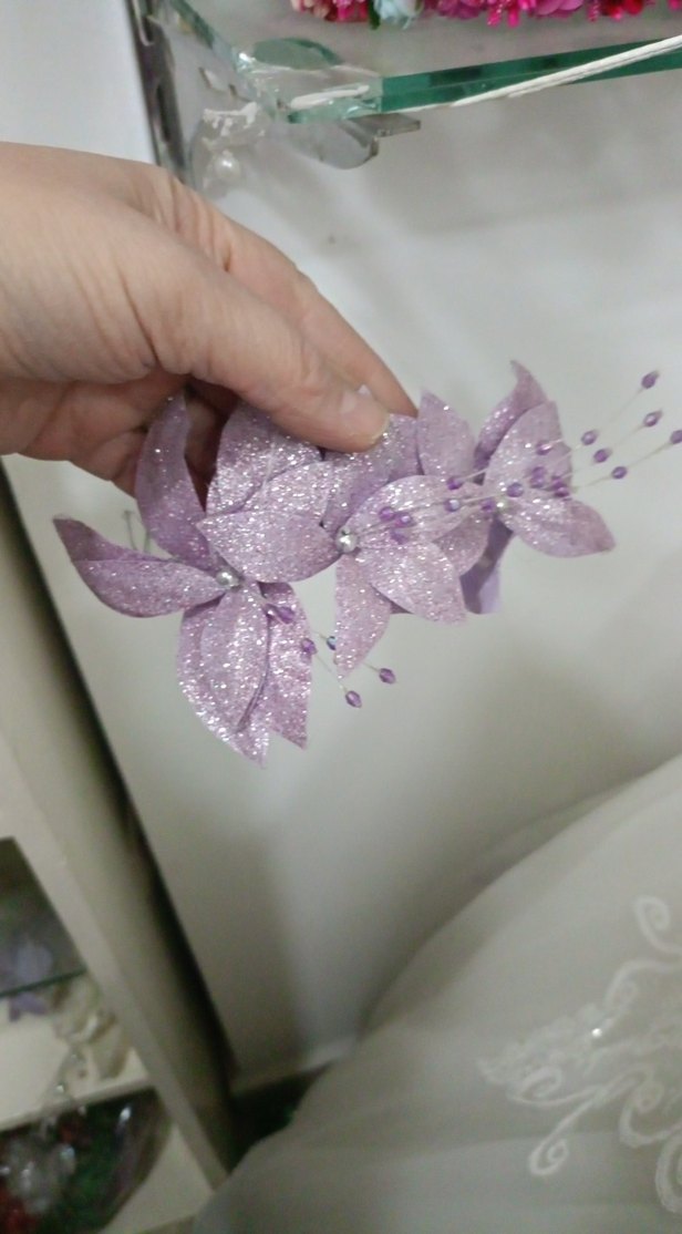 çiçekli saç aksesuarları - Görsel 2