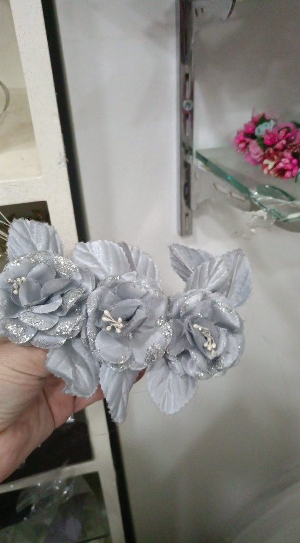 çiçekli saç aksesuarları - Görsel 5