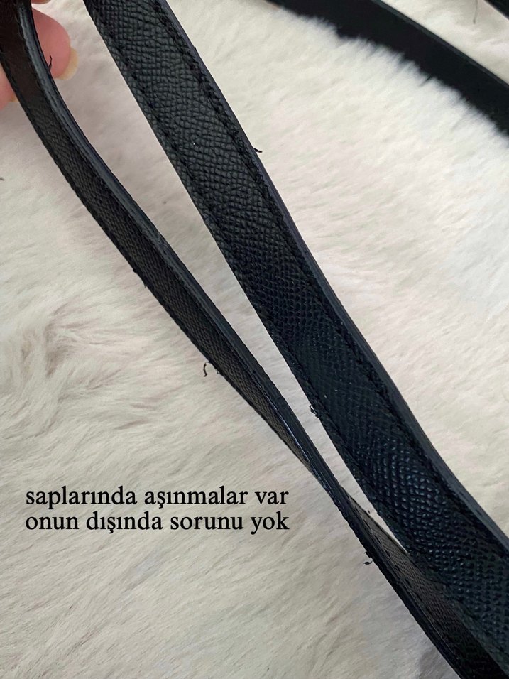 Pierre Cardin Çiçek Desenli Siyah Bohem Kadın Çantası - Görsel 3