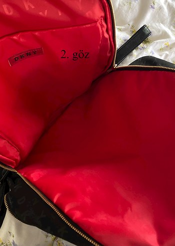 Kadın Siyah DKNY Baskılı Sırt Çantası - Görsel 4