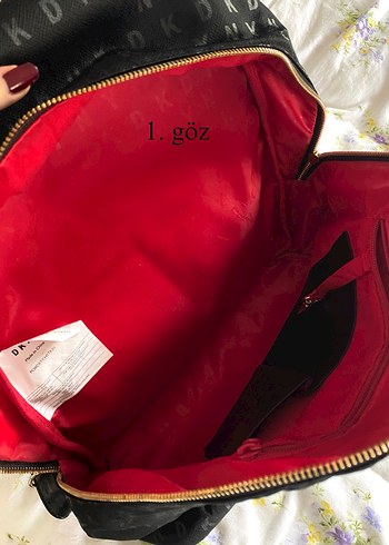 Kadın Siyah DKNY Baskılı Sırt Çantası - Görsel 3