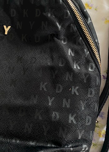 Kadın Siyah DKNY Baskılı Sırt Çantası - Görsel 7