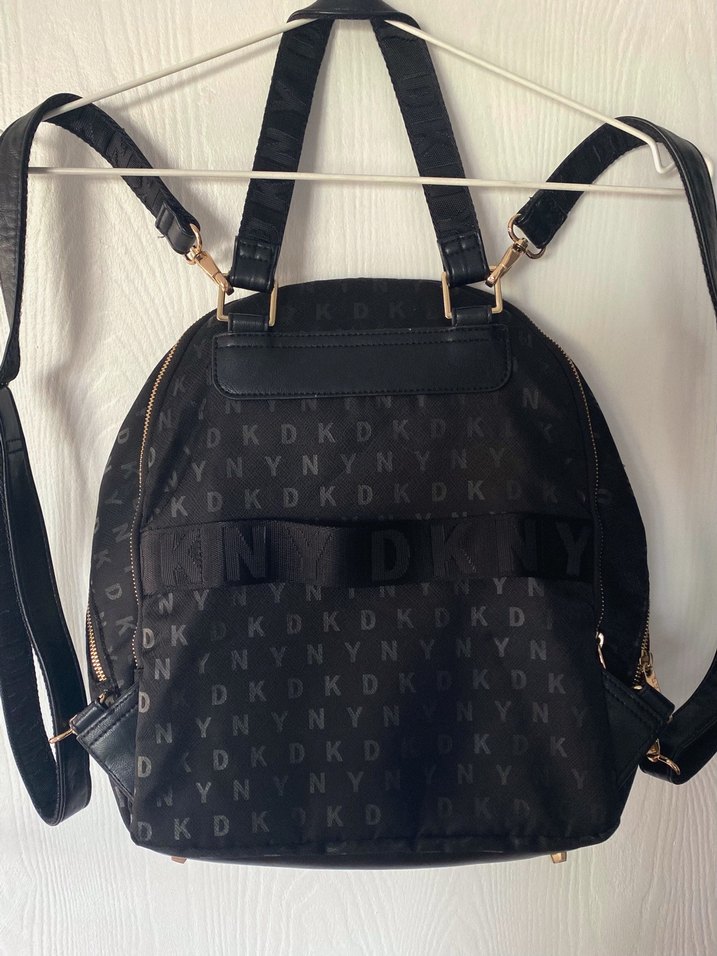 Kadın Siyah DKNY Baskılı Sırt Çantası - Görsel 2