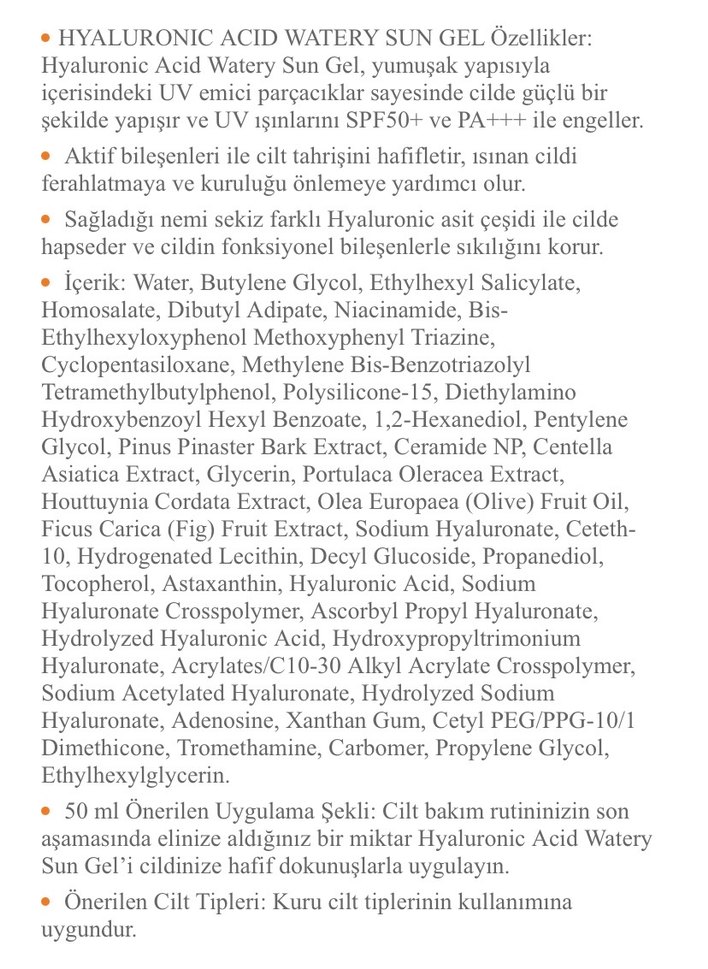 Isntree Hyaluronic Acid Doğal Güneş Kremi SPF 50 - Görsel 4