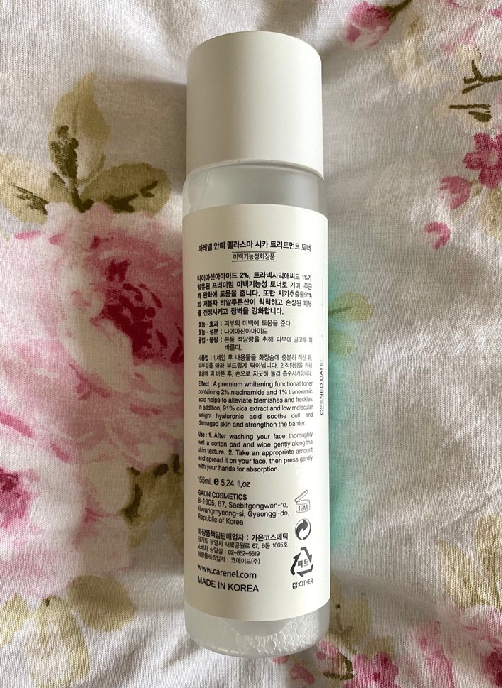 CARE:NEL Anti-Melasma Cica Tedavi Toner - Görsel 2