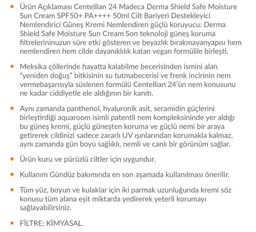 Centellian24 Madeca Derma Shield SPF50 Kore Güneş Kremi - Görsel 3