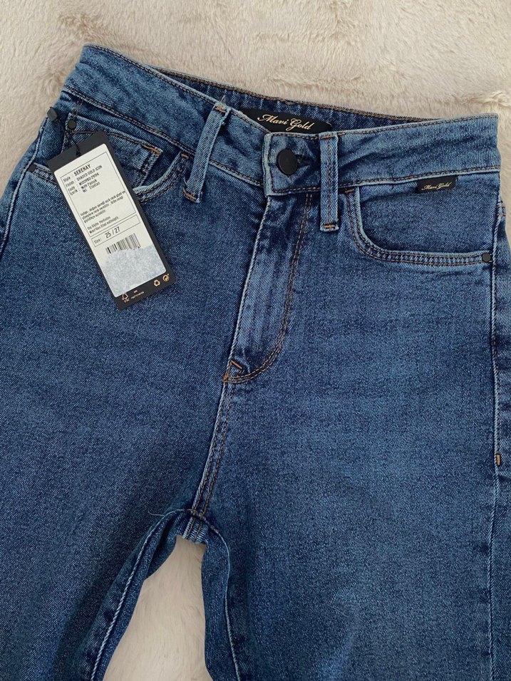 Mavi Serenay Gold Icon Dar Jean Pantolon - Görsel 3