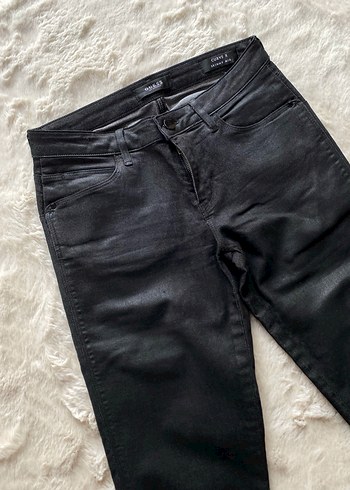 Orijinal Guess Orta Bel Vintage Skinny Jean - Görsel 3