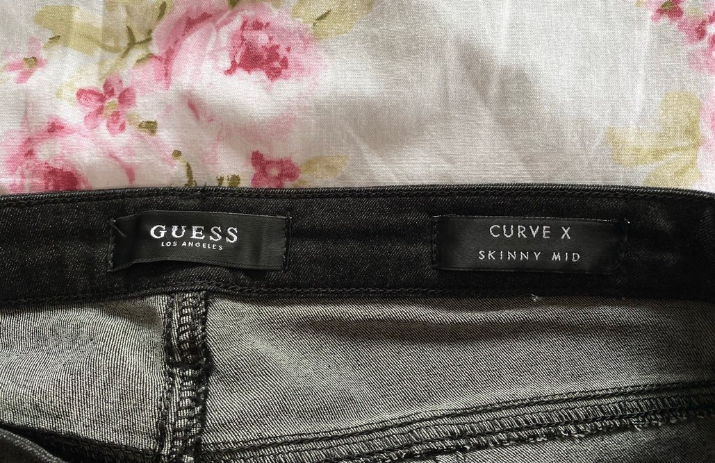 Orijinal Guess Orta Bel Vintage Skinny Jean - Görsel 5