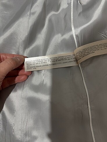 38 Beden gri Renk Massimo Dutti yün ceket