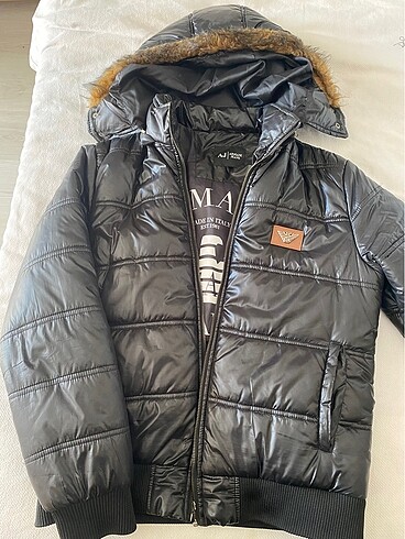 orjinal armani şişme mont