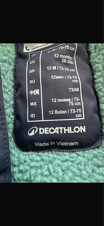 Wedze bebek kayak tulumu - Görsel 5