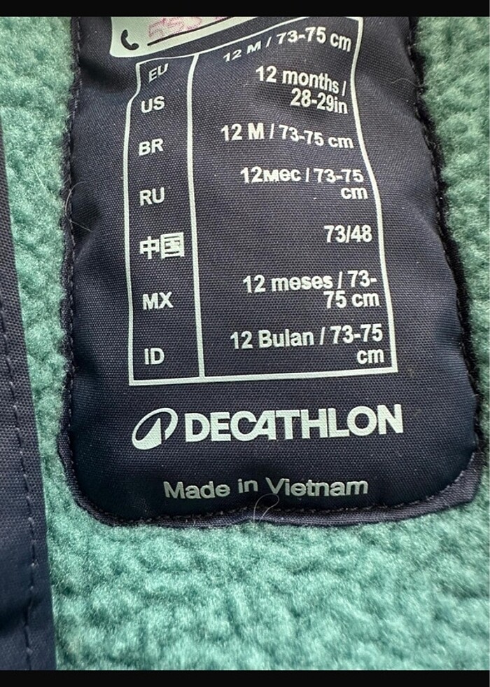 Wedze bebek kayak tulumu - Görsel 5