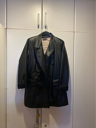 Deri blazer ceket