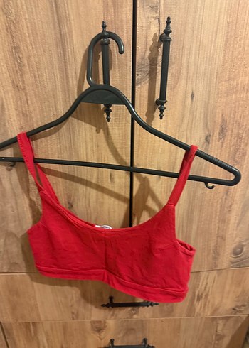 m Beden Kırmızı Mini Street Wear Spor Sütyeni