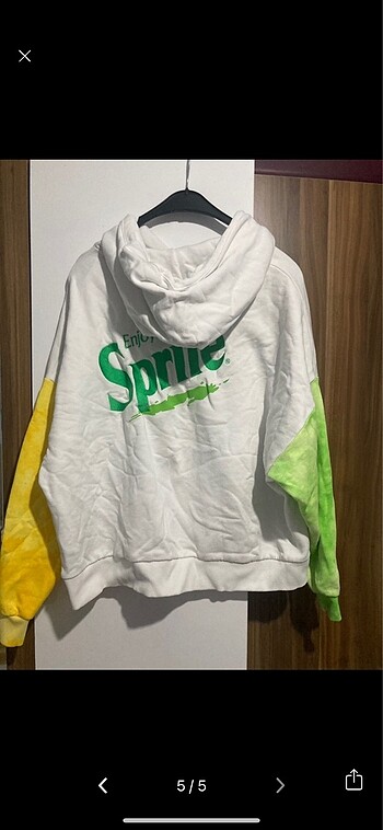 l Beden beyaz Renk sprite sweat kapşonlu