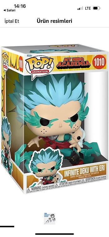 FUNKO POP İNFİNİTE DEKU WİTH ERİ