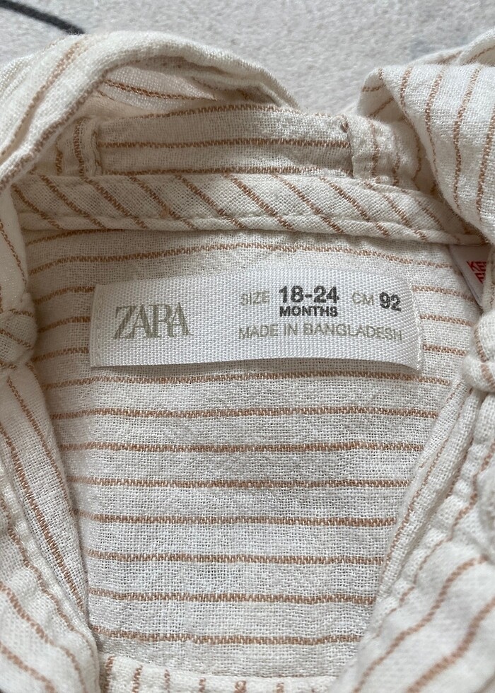 Zara erkek çocuk gömlek - Görsel 3