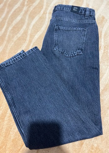 36 Beden Kadın Gri bilek Boy Regular Fit Denim Pantolon