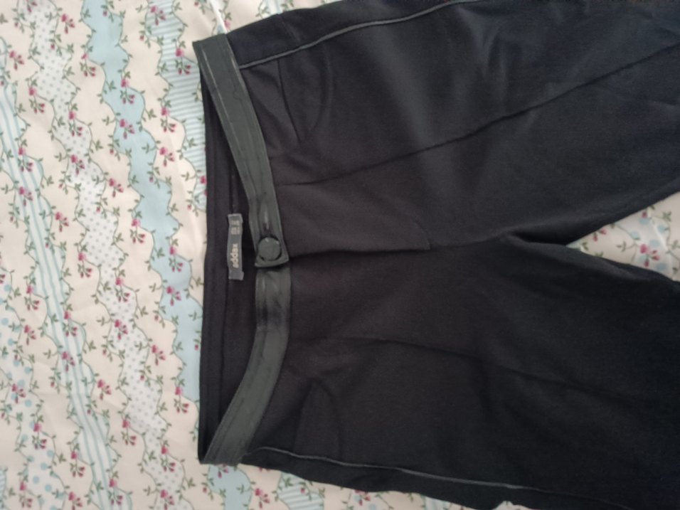 Siyah Kadın Streç Kumaş Pantolon - Görsel 4