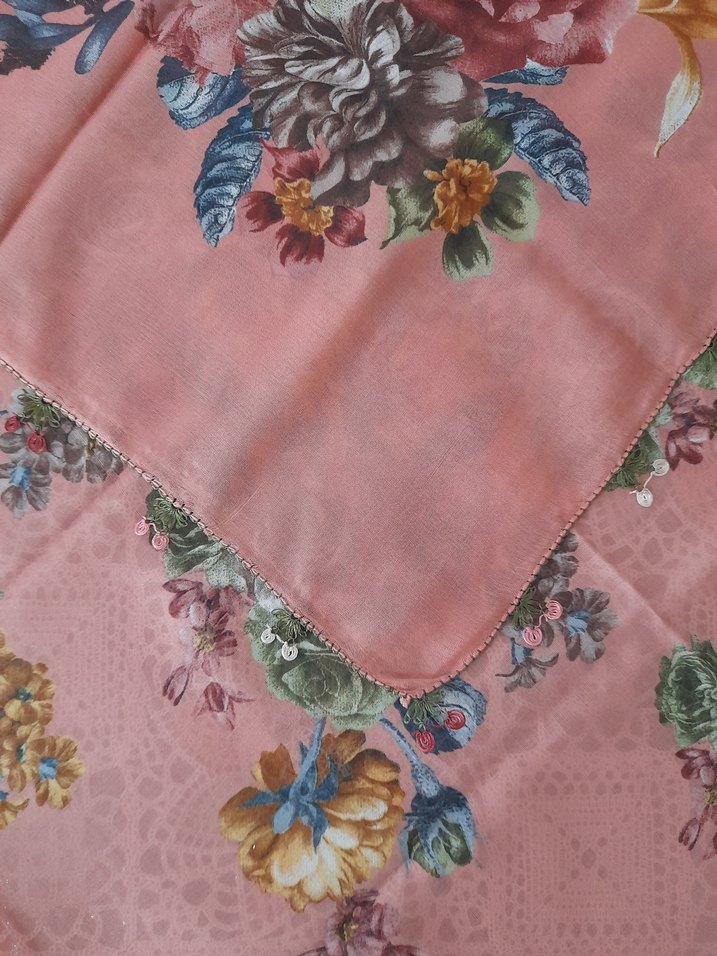 #İĞNE #Oyası#Çeyizlik #Yazma #Yemeni#Başörtüsü - Görsel 3