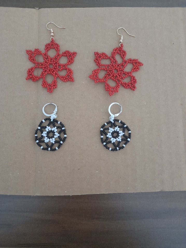 #Kum #boncuklu# Küpe - Görsel 2