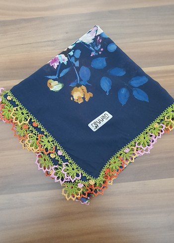 #Tığ #Oyalı #Yazma #Yemeni #Başörtüsü #Tesettür # - Görsel 2