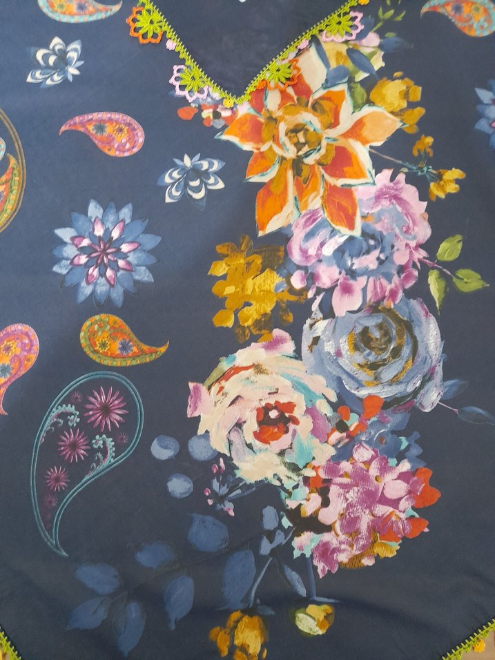 #Tığ #Oyalı #Yazma #Yemeni #Başörtüsü #Tesettür # - Görsel 3