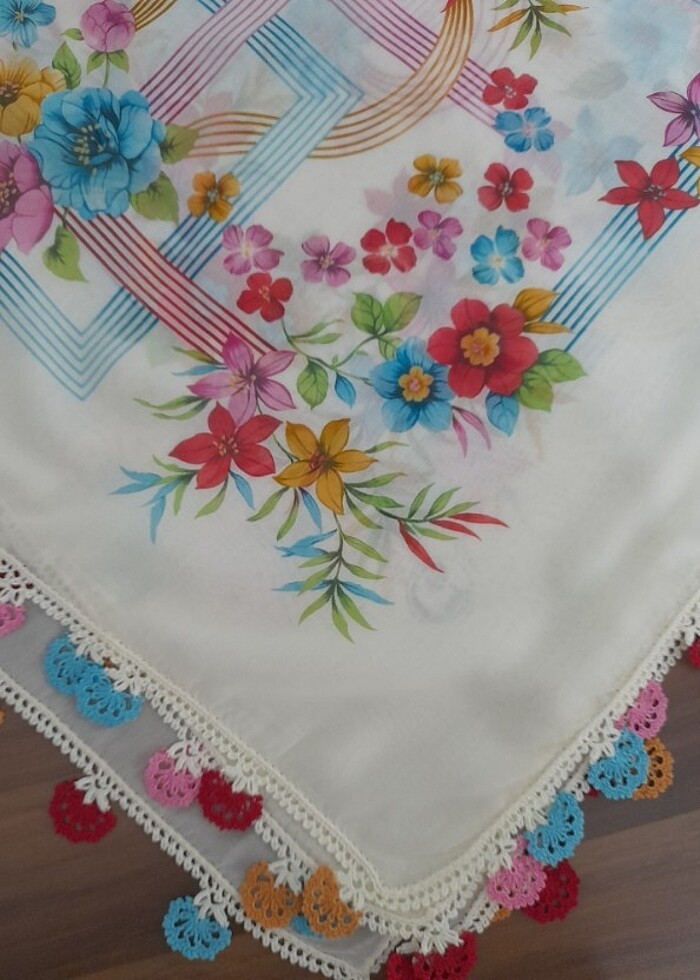 Tığ ile Yapılmış Çeyizlik Yazma - Görsel 5