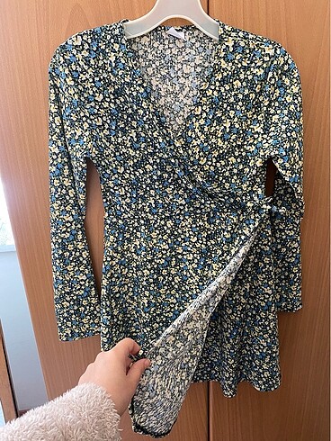 Zara Zara Çiçekli Elbise